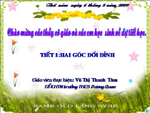 Chương I. §1. Hai góc đối đỉnh