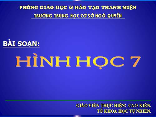 Ôn tập Chương II. Tam giác