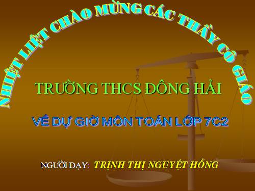 Chương II. §1. Tổng ba góc của một tam giác