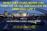 Chương I. §4. Hai đường thẳng song song