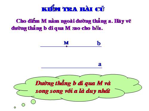 Chương I. §5. Tiên đề Ơ-clit về đường thẳng song song