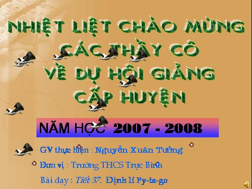 Chương II. §7. Định lí Py-ta-go