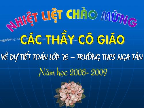 Chương III. §1. Quan hệ giữa góc và cạnh đối diện trong một tam giác