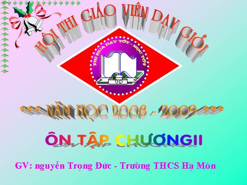 Ôn tập Chương II. Tam giác