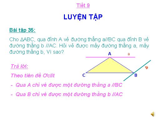 Các bài Luyện tập