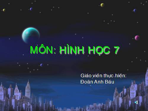 Chương III. §2. Quan hệ giữa đường vuông góc và đường xiên, đường xiên và hình chiếu