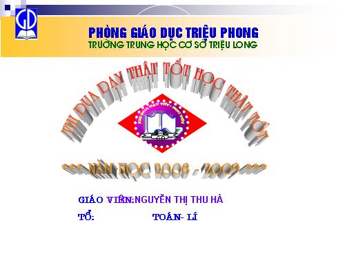 Chương III. §7. Tính chất đường trung trực của một đoạn thẳng