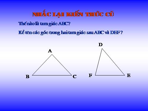 Chương II. §1. Tổng ba góc của một tam giác