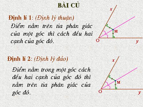 Chương III. §6. Tính chất ba đường phân giác của tam giác