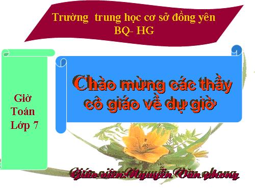 Chương II. §7. Định lí Py-ta-go