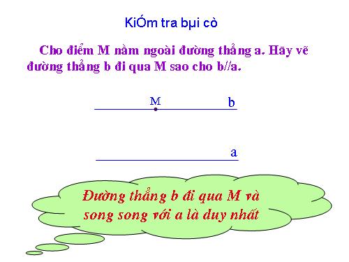 Chương I. §5. Tiên đề Ơ-clit về đường thẳng song song