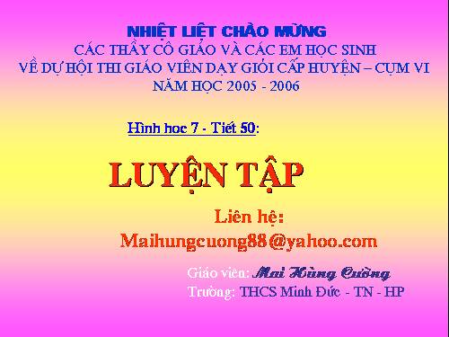 Các bài Luyện tập