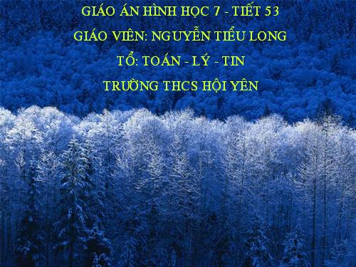 Chương III. §4. Tính chất ba đường trung tuyến của tam giác