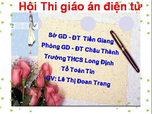 Chương I. §7. Định lí