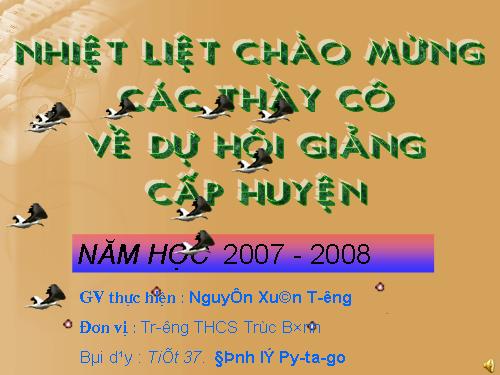 Chương II. §7. Định lí Py-ta-go