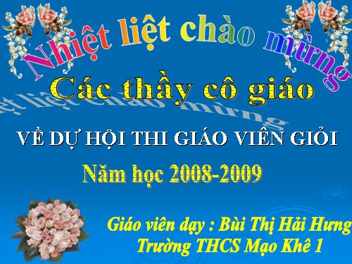 Chương III. §1. Quan hệ giữa góc và cạnh đối diện trong một tam giác