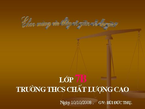 Chương I. §7. Định lí