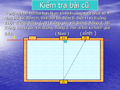 Chương III. §2. Quan hệ giữa đường vuông góc và đường xiên, đường xiên và hình chiếu