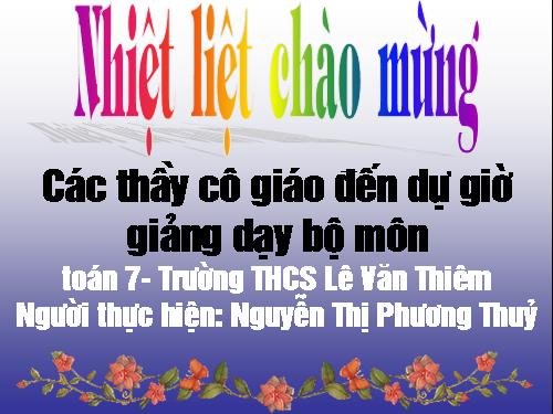 Chương II. §6. Tam giác cân