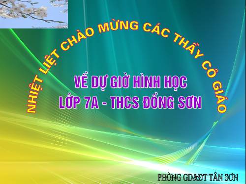 Chương III. §1. Quan hệ giữa góc và cạnh đối diện trong một tam giác