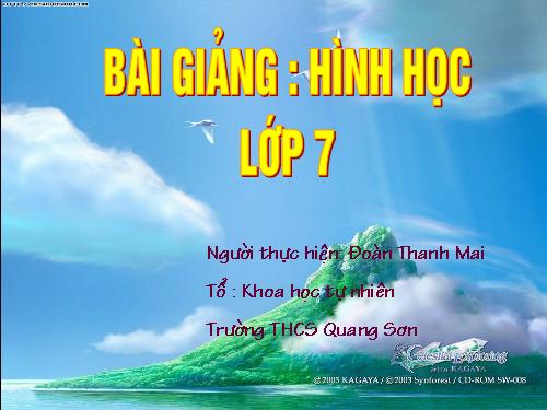 Chương II. §8. Các trường hợp bằng nhau của tam giác vuông