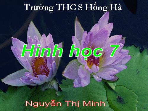 Chương III. §1. Quan hệ giữa góc và cạnh đối diện trong một tam giác