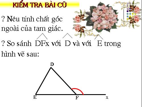 Chương III. §1. Quan hệ giữa góc và cạnh đối diện trong một tam giác