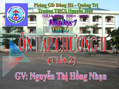 Ôn tập Chương II. Tam giác