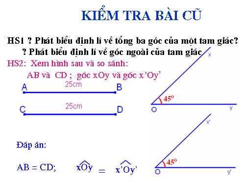 Chương II. §2. Hai tam giác bằng nhau