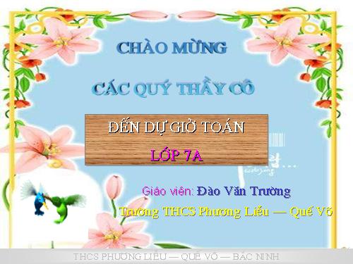 Chương II. §7. Định lí Py-ta-go