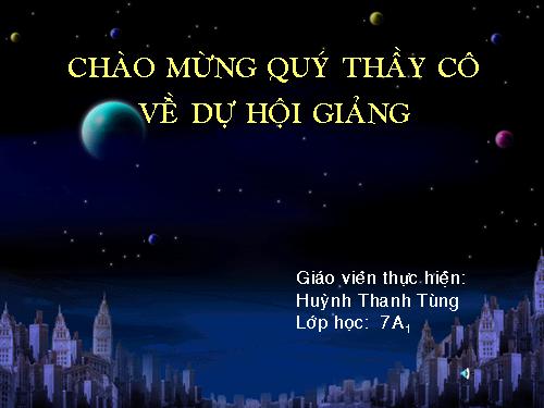 Chương I. §6. Từ vuông góc đến song song