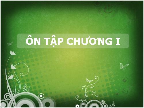 Ôn tập Chương I. Đường thẳng vuông góc. Đường thẳng song song