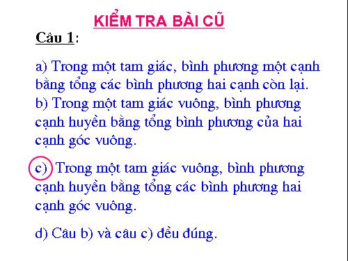 Các bài Luyện tập