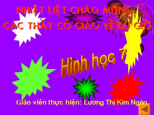 Chương II. §1. Tổng ba góc của một tam giác