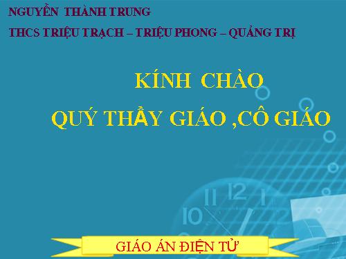 Chương II. §8. Các trường hợp bằng nhau của tam giác vuông