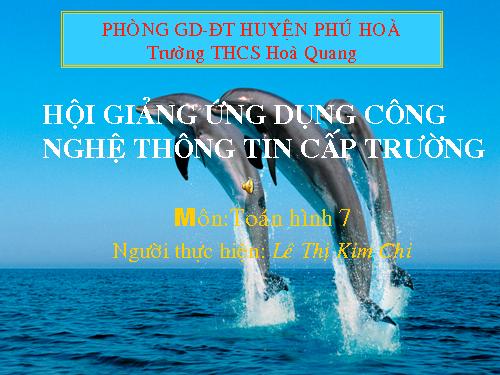 Chương II. §5. Trường hợp bằng nhau thứ ba của tam giác: góc-cạnh-góc (g.c.g)