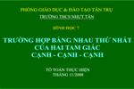 Chương II. §3. Trường hợp bằng nhau thứ nhất của tam giác: cạnh-cạnh-cạnh (c.c.c)