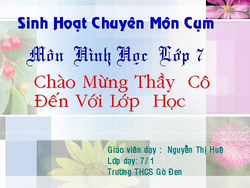 Chương II. §1. Tổng ba góc của một tam giác