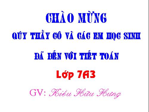 Chương II. §2. Hai tam giác bằng nhau