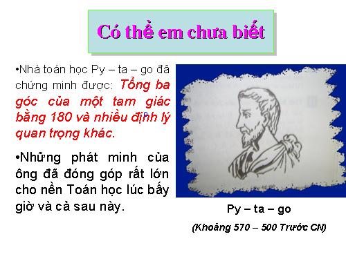 Chương II. §1. Tổng ba góc của một tam giác