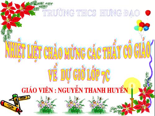 Chương II. §1. Tổng ba góc của một tam giác