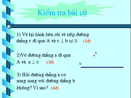 Chương I. §6. Từ vuông góc đến song song