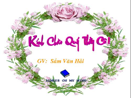 Chương I. §6. Từ vuông góc đến song song