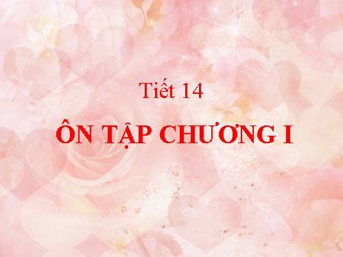 Ôn tập Chương I. Đường thẳng vuông góc. Đường thẳng song song