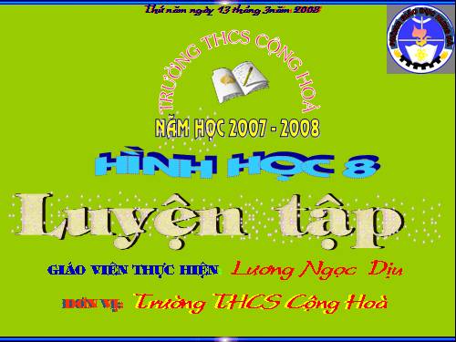 Các bài Luyện tập