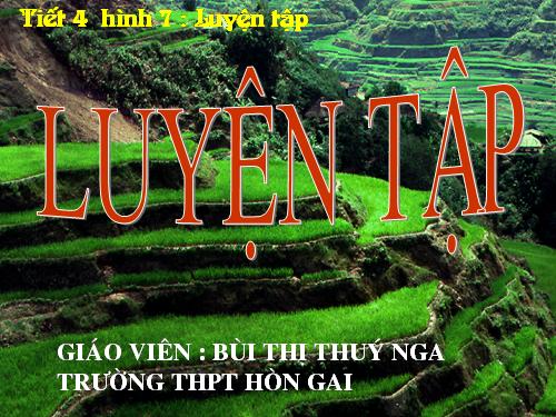 Các bài Luyện tập