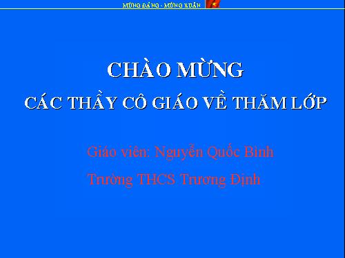 Chương II. §8. Các trường hợp bằng nhau của tam giác vuông