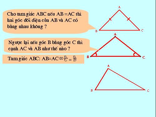 Chương III. §1. Quan hệ giữa góc và cạnh đối diện trong một tam giác