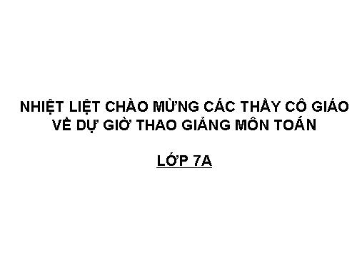 Chương I. §6. Từ vuông góc đến song song