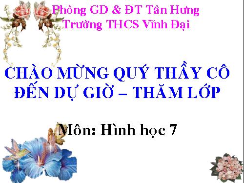 Chương III. §2. Quan hệ giữa đường vuông góc và đường xiên, đường xiên và hình chiếu